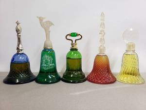 lot 91 image: Avon Bell Perfume Collection And Avon Bird Bell