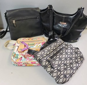 lot 126 image: Purses, Shoulder Bag, Matching Wallet, Liz Claiborne, Rosetti, LilyBloom
