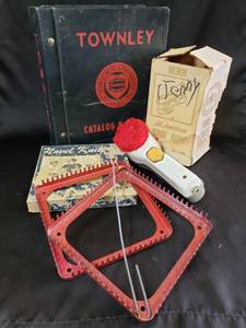 lot 132 image: Vintage Hardback Townley Catalog, Knitting Frame, Shoe Buffer