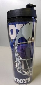 lot 151 image: Cowboys ThermoServ Cup, Wildcats Hair Clips, Seattle Seahawks, Assorted Pins