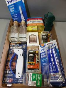 lot 187 image: Goody Box For Men Including Boeing Collectible Playing Cards, Honey Jars, And More