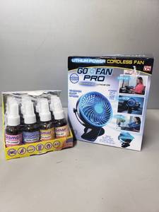 lot 218 image: Aromar Room Spray, NEW IN PACKAGE Go Fan Pro