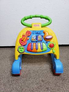 lot 241 image: Fisher Price Brilliant Basics Musical Activity Walker