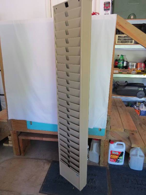 lot 17 image: 64 x 12 Metal Magazine Rack