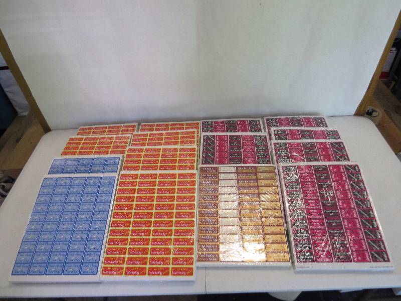 lot 41 image: Lot of Assorted Sticker Sheets
