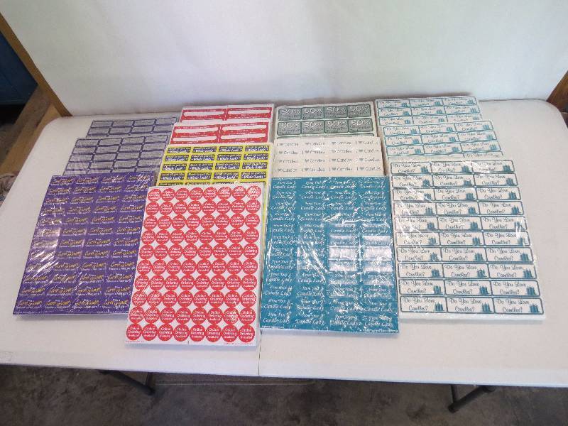 lot 45 image: Lot of Assorted Sticker Sheets