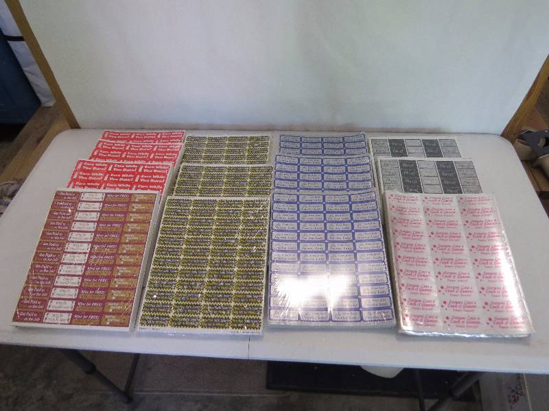 lot 46 image: Lot of Assorted Sticker Sheets