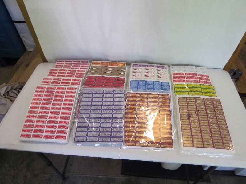 lot 54 image: Lot of Assorted Sticker Sheets