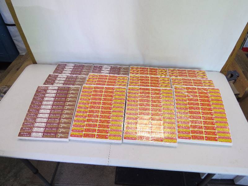lot 55 image: Lot of Assorted Sticker Sheets
