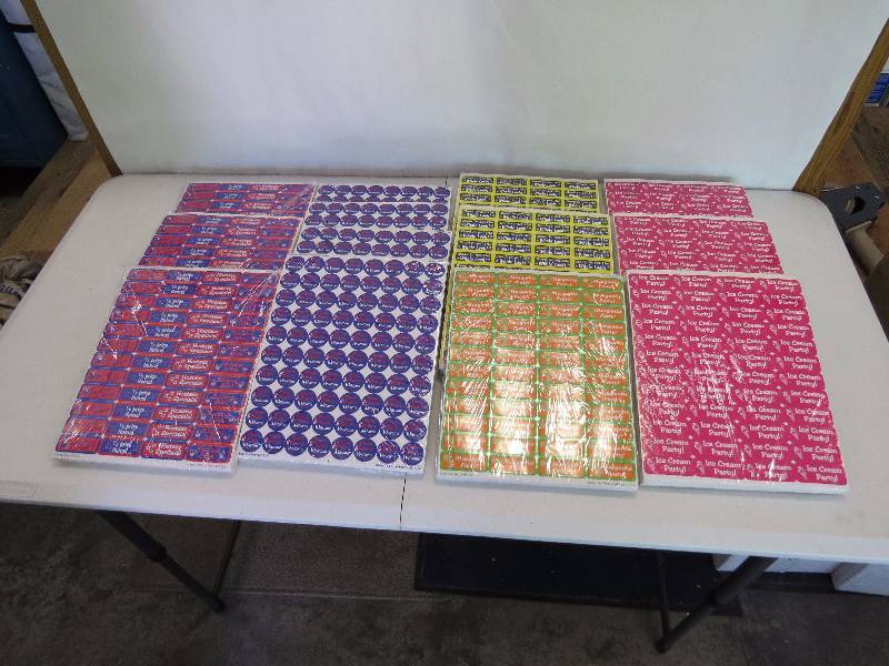 lot 56 image: Lot of Assorted Sticker Sheets