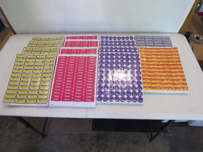 lot 57 image: Lot of Assorted Sticker Sheets