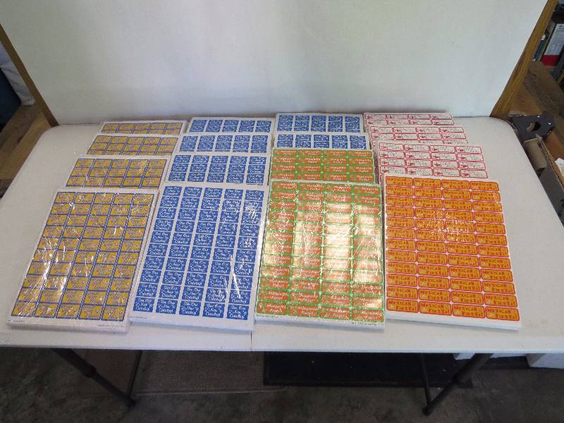 lot 58 image: Lot of Assorted Sticker Sheets