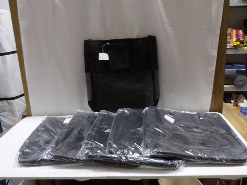 lot 72 image: Lot of 6 Black WheelchairStroller Bags