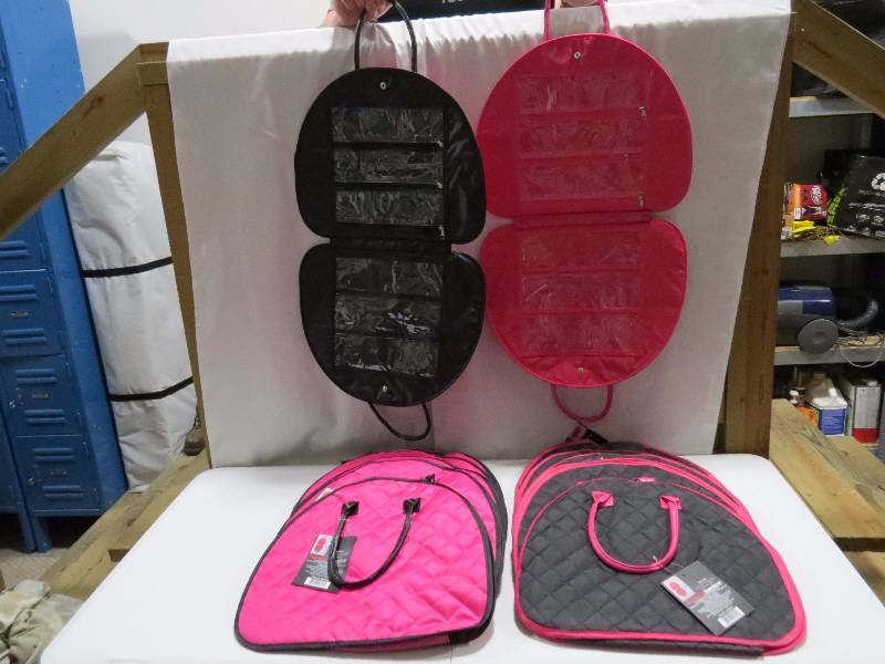lot 127 image: Lot of 12 Jewelry Travel Organizers