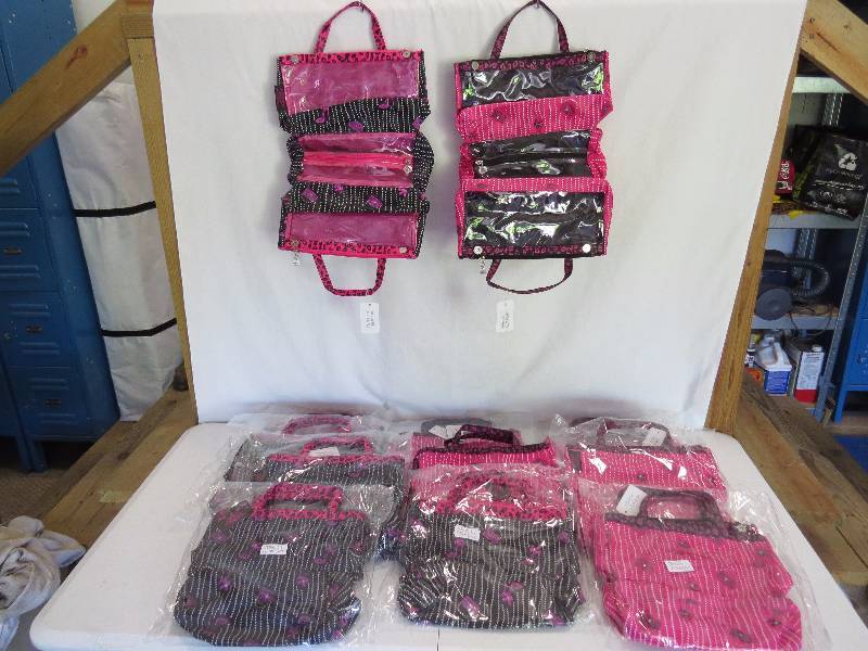 lot 156 image: Lot of 12 Diva Cosmetic Travel Bags