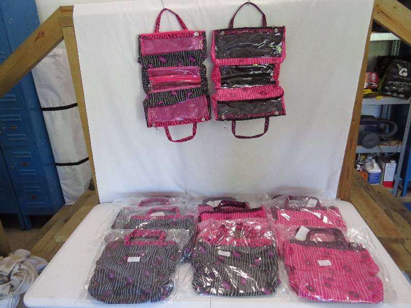 lot 157 image: Lot of 12 Diva Cosmetic Travel Bags