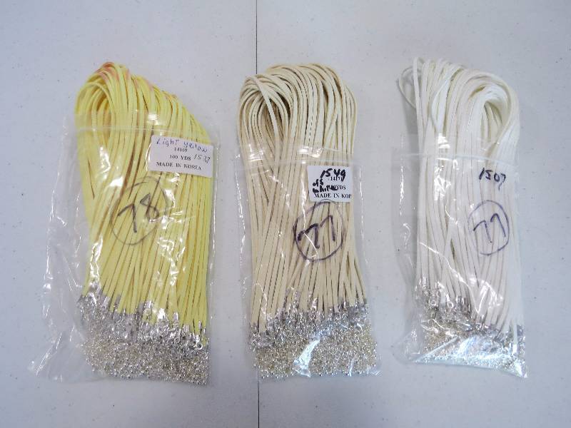 lot 191 image: Lot of 200 15 Faux Suede Necklaces in assorted colors