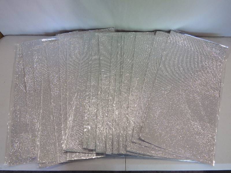 lot 224 image: Lot of 21 Bling adhesive sheets