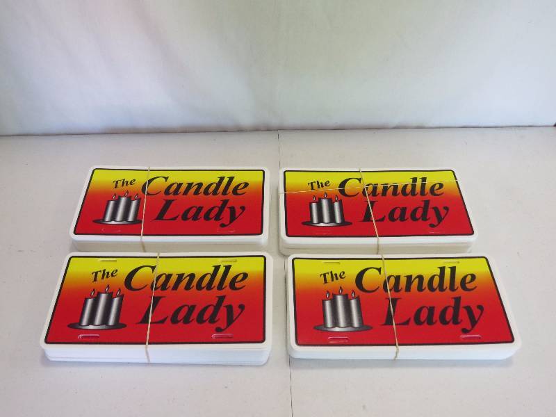 lot 227 image: Lot of 100 The Candle Lady Front License Plate