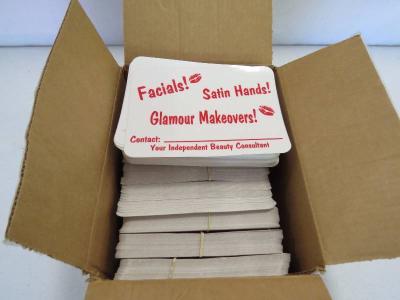 lot 232 image: Lot of 450 Facials for Free Window Clings