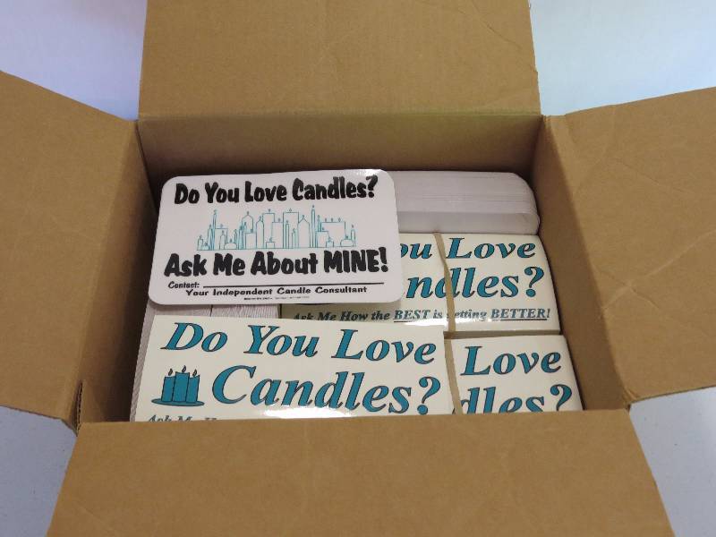 lot 234 image: Lot of Candle Window Clings and Window Stickers