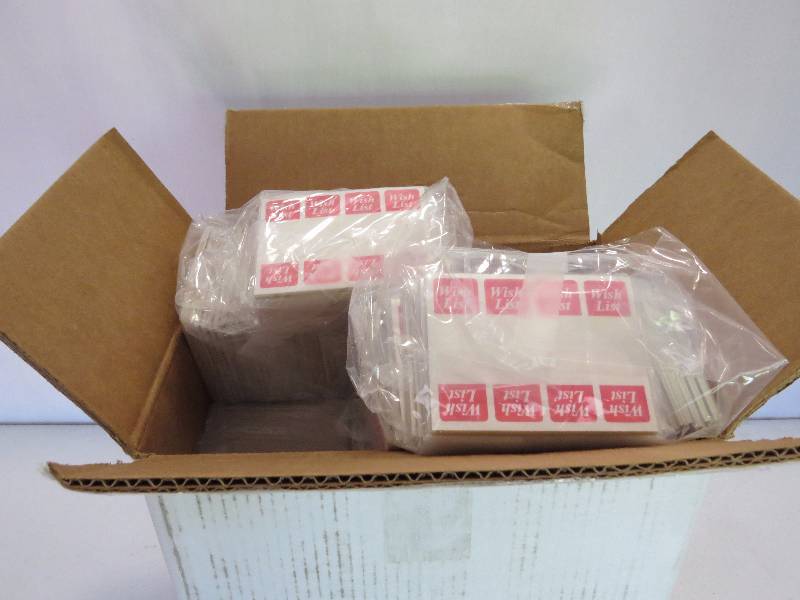 lot 249 image: Lot of 400 pads of Wish List Catalog Flags