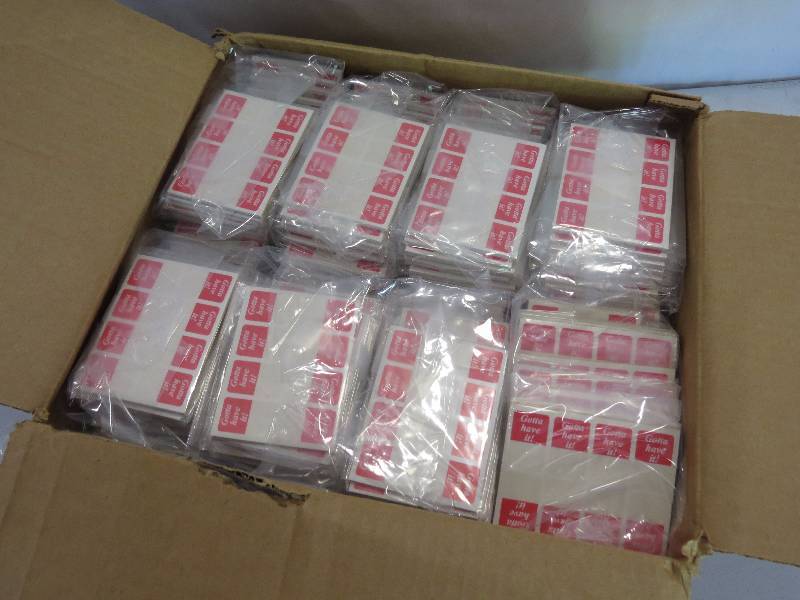 lot 252 image: Lot of 400 pads of Gotta Have It Catalog Flags