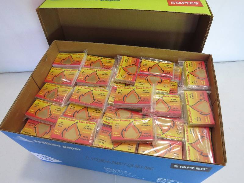 lot 254 image: Lot of 300 pkgs of Candle Scratch Off Cards