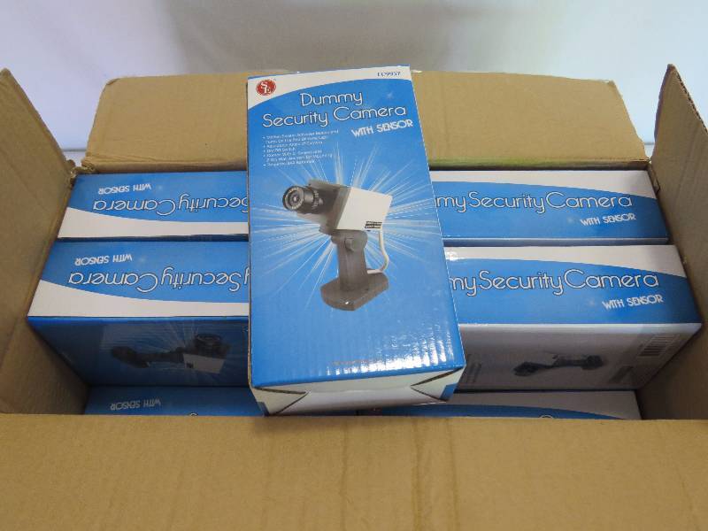 lot 257 image: Lot of 12 Dummy Security Cameras - motion Sensor