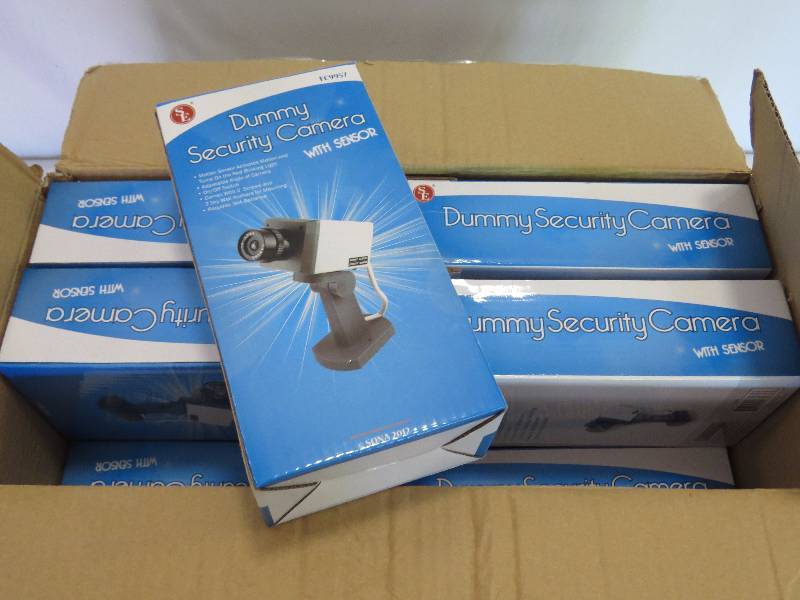 lot 258 image: Lot of 12 Dummy Security Cameras - motion Sensor