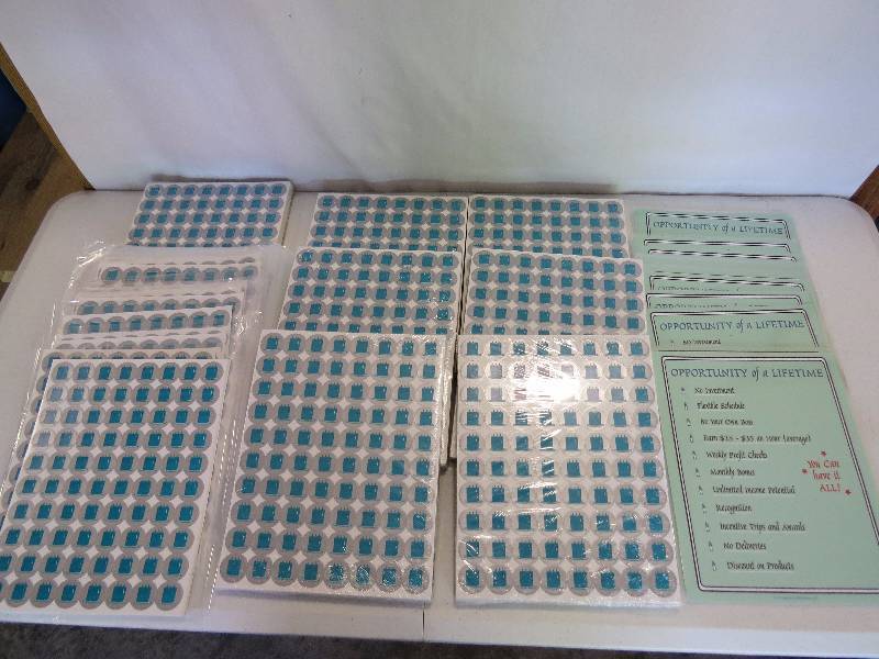 lot 275 image: Lot of Sticker Sheets and Hostess Opportunity Visuals