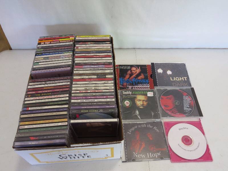 lot 293 image: 70 Assorted Music CDs