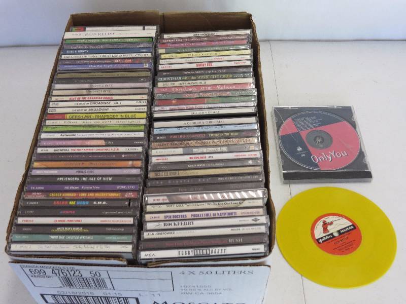lot 294 image: 60 Assorted Music CDs