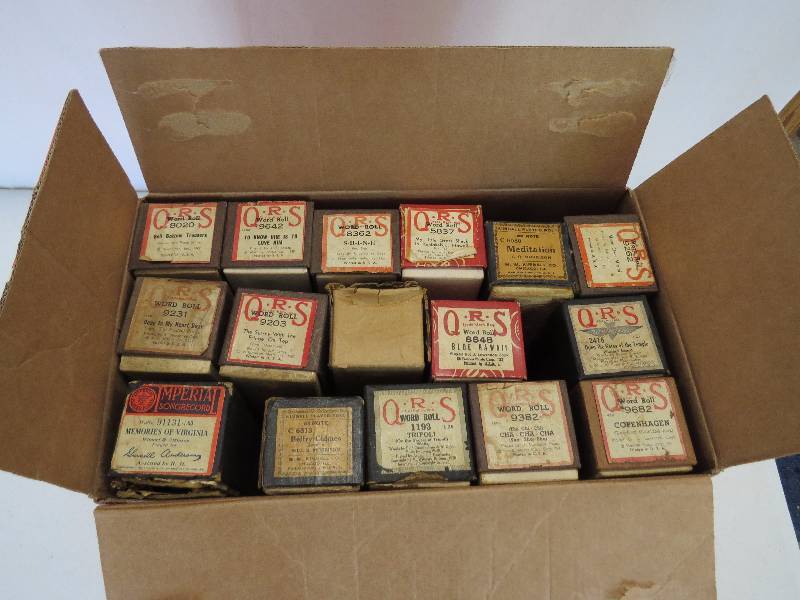 lot 315 image: 16 Vintage Piano Rolls
