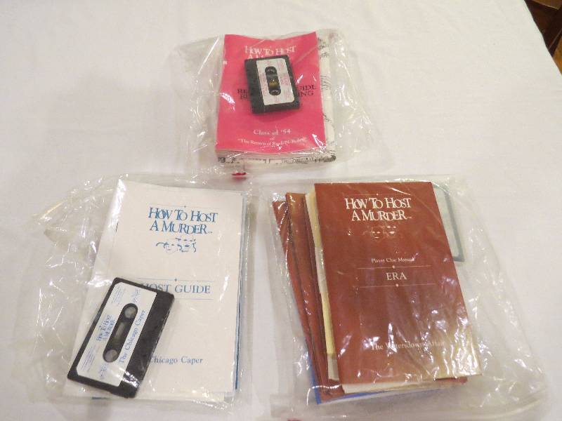 lot 347 image: Lot of 3 How to Host a Murder Mystery Party