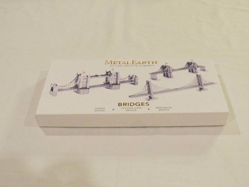 lot 348 image: Metal Earth - Bridges 3D metal sheet model