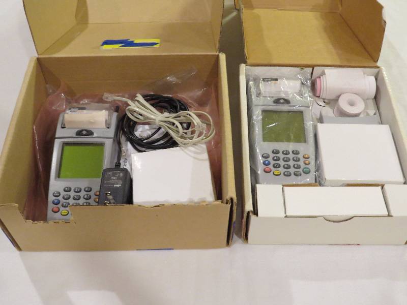 lot 351 image: Lot of 2 Handheld Credit Card Machines