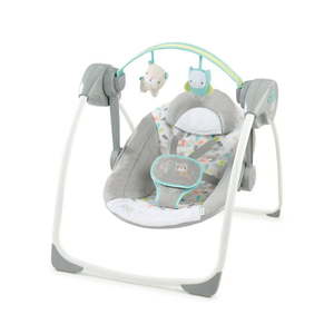 lot 45545 image: Ingenuity Soothe n Delight 6-Speed Portable Baby Swing with Music - Fanciful Forest (Unisex)