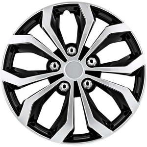 lot 45578 image: Pilot Automotive WH553-16S-BS Spyder 16 Performance Wheel Cover BlackSilver 4 Covers