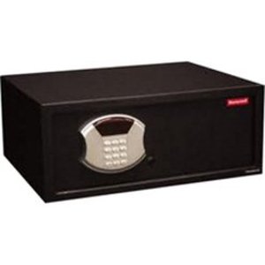 lot 45629 image: Honeywell 5105 Steel Security Laptop Safe-Digital Lock (1.0 cu ) All Black