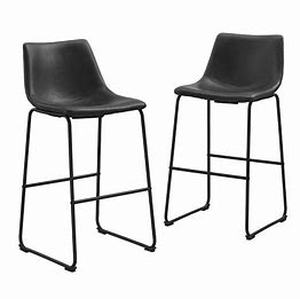 lot 45567 image: HJ Barstools - Set of 2 - Black