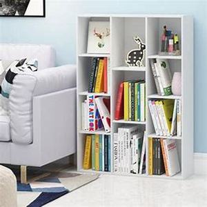 lot 45604 image: Furinno 11-Cube Reversible Open Shelf Bookcase