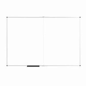 lot 45611 image: Viz-Pro Large Dry Erase White BoardMagnetic Foldable Whiteboard