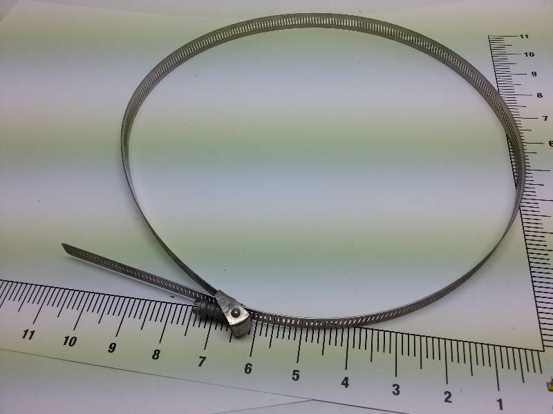 lot 8885 image: Looking for a BIG hose clamp  How about up to 12-14 diameter  Its new and all stainless
