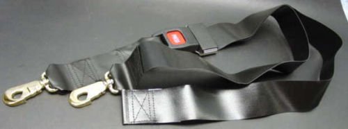 lot 8913 image: 2 point mounting quick release 2 strap safety seat or safety equipment belt.