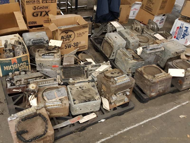 lot 7556 image: This is the BIG one Ethel Every radio on the pallets for one money.