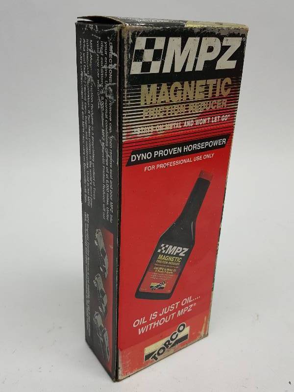 lot 7675 image: New 12 OZ bottle of Torco Oils MPZ engine friction reducer makes more horsepower now