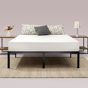 lot 10 image: Priage 14-inch Classic Metal Platform Bed Frame