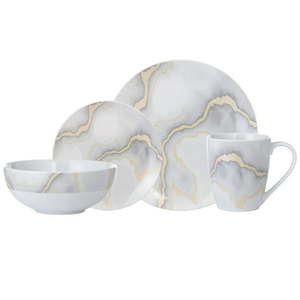 lot 55 image: Dinnerset 16PC Electric Marble - 11 x 05