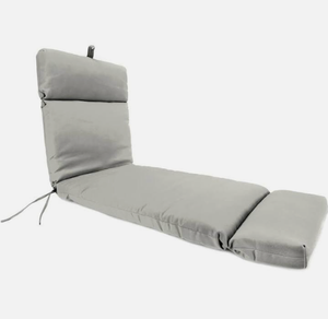 lot 84 image: RETAILS FOR $119 Sunbrella Chaise Lounge Cushion Grey